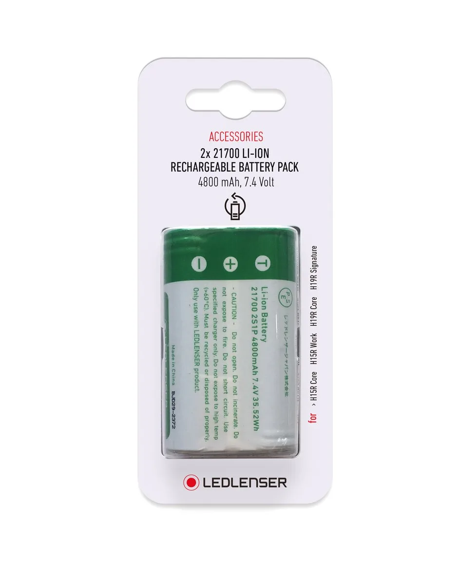 Pakiet Ledlenser 2x 21700 Li-ion 4800mAh 7.4V
