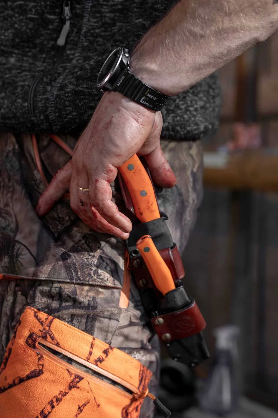 Zestaw noży Casström Hunter's Combo, Orange G10 — zdjęcie 12