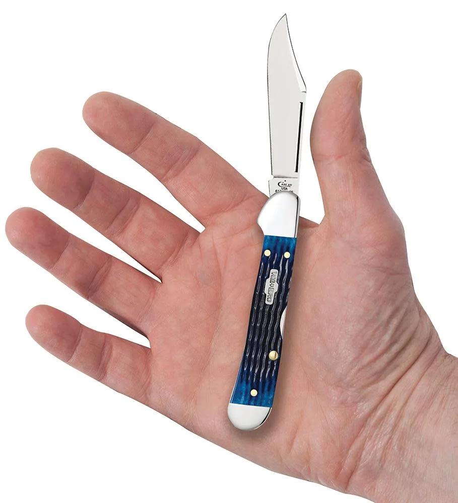 Nóż Case Rogers Mini Copperlock SS Blue — zdjęcie 5