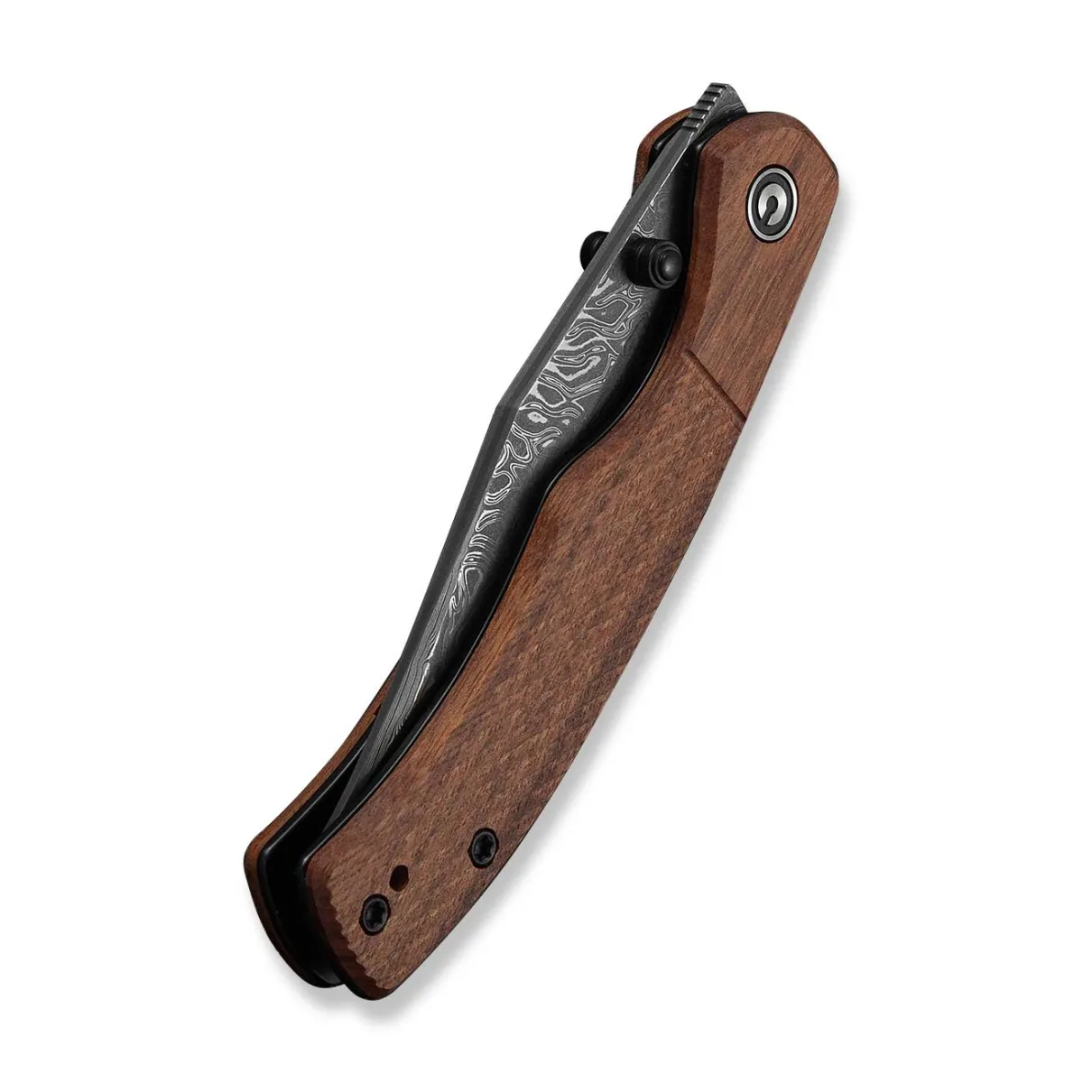 Nóż Civivi Clingman Damascus Guibourtia Wood — zdjęcie 6