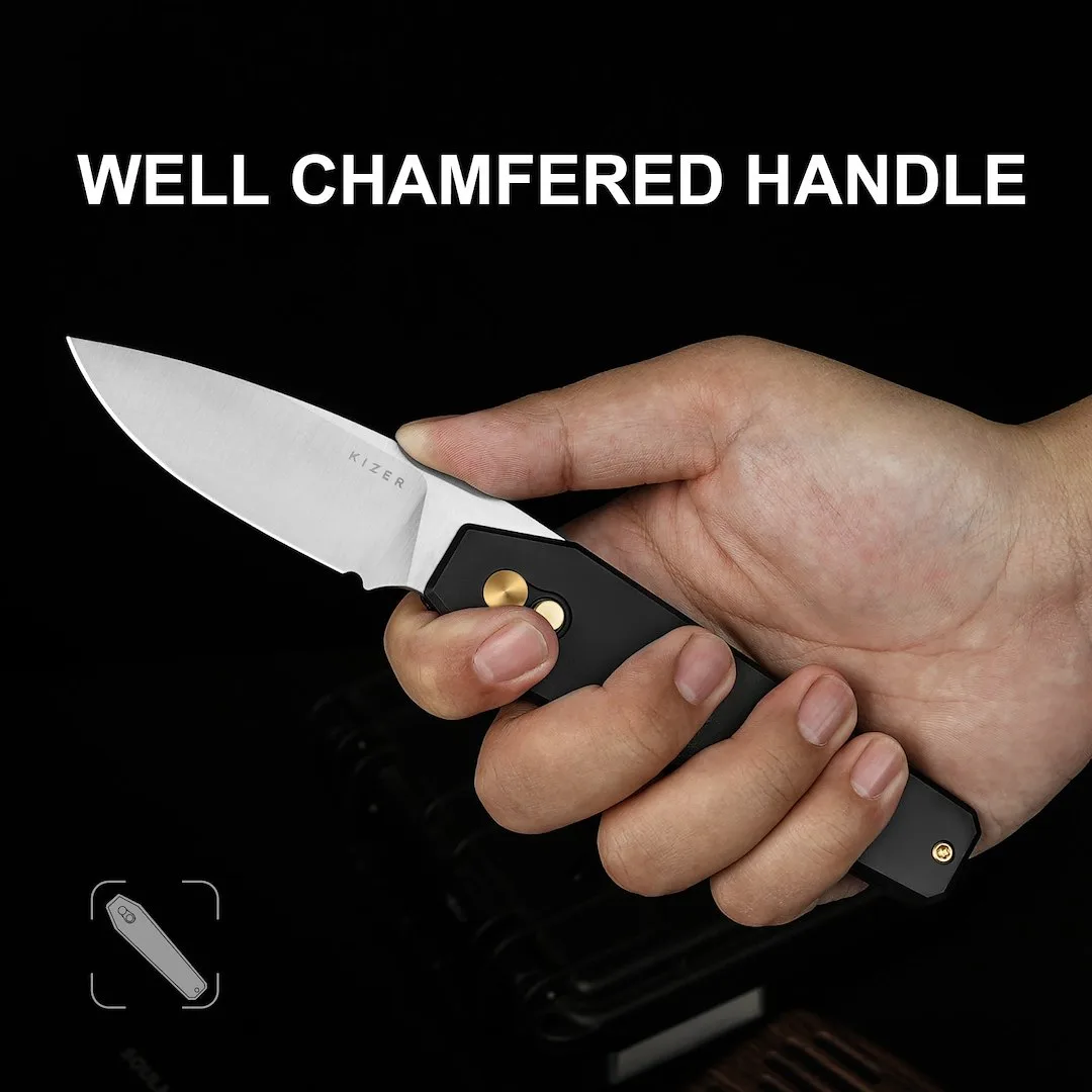 Nóż Kizer Tomb Aluminum Nitro-V — zdjęcie 13