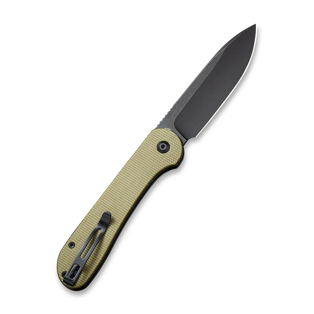 Nóż CIVIVI Button Lock Elementum Olive Micara — zdjęcie 2