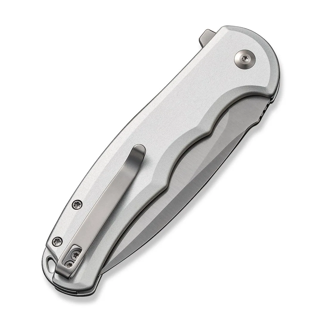 Nóż CIVIVI Button Lock Praxis Aluminum Silver — zdjęcie 5