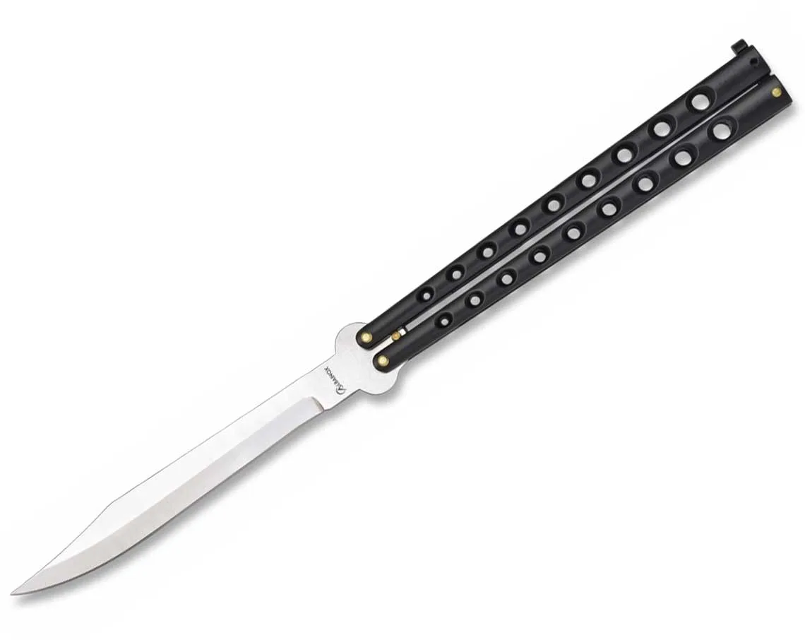 Nóż Albainox 02052-N Butterfly Zamak Black Large