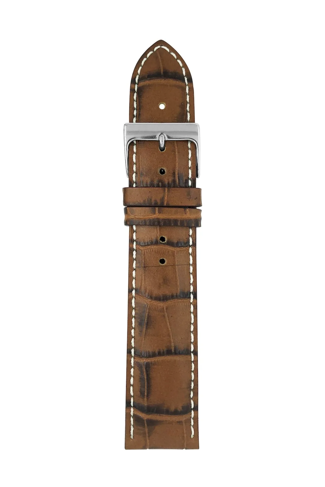 Pasek skórzany Zeppelin brązowy, 20 mm — zdjęcie 3