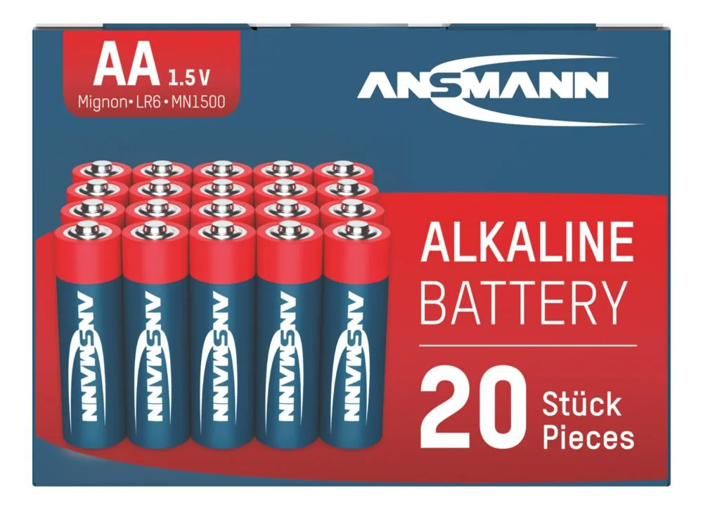 Baterie alkaliczne Ansmann AA / LR6, 20 szt. — zdjęcie 4