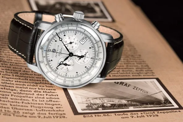 Zegarek Zeppelin 100.Jahre 76801 Quarz, 42mm — zdjęcie 2