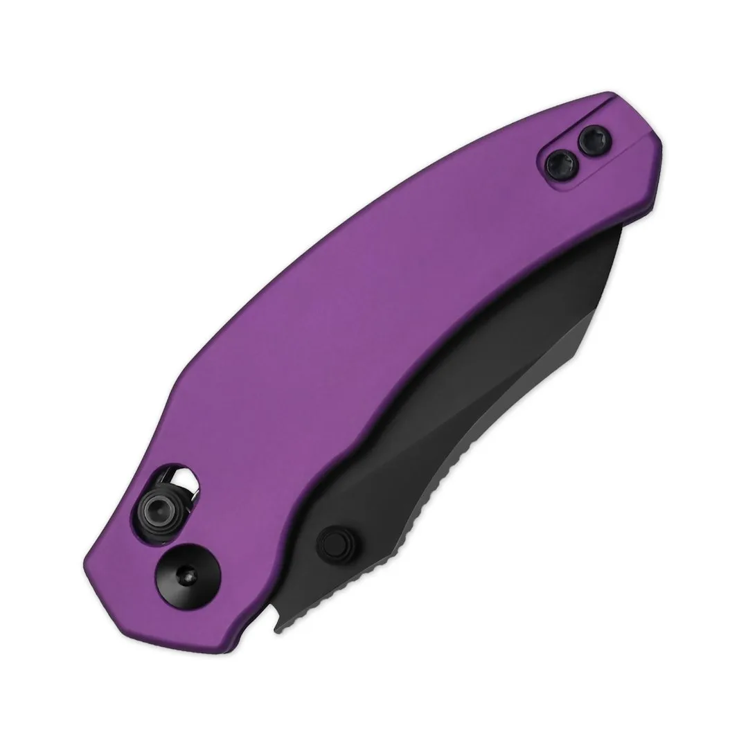 Nóż Kizer Mini Bulldog Purple Aluminum Nitro-V — zdjęcie 5