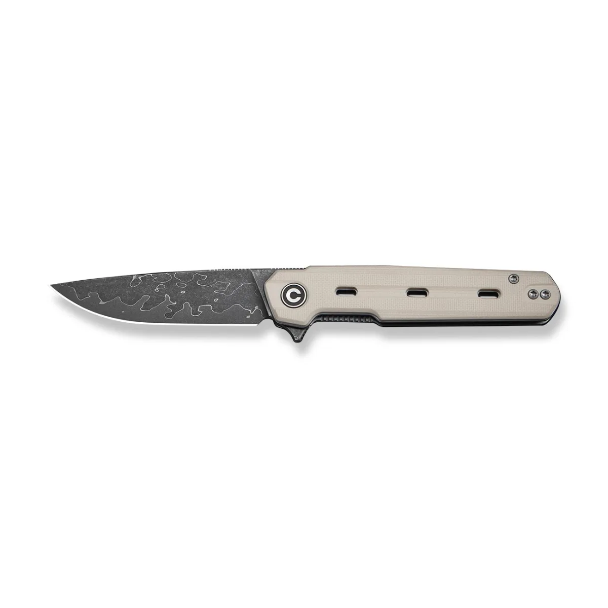 Nóż CIVIVI Navo Damascus Ivory G10 by Ostap Hel — zdjęcie 8