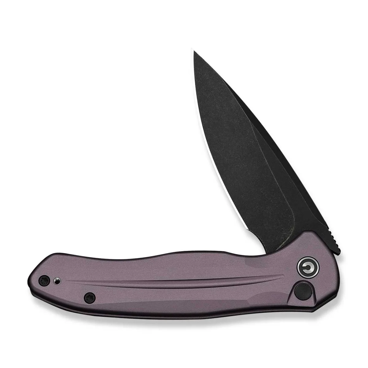 Nóż CIVIVI Button Lock Kitefin Purple Alu 14C28N — zdjęcie 3