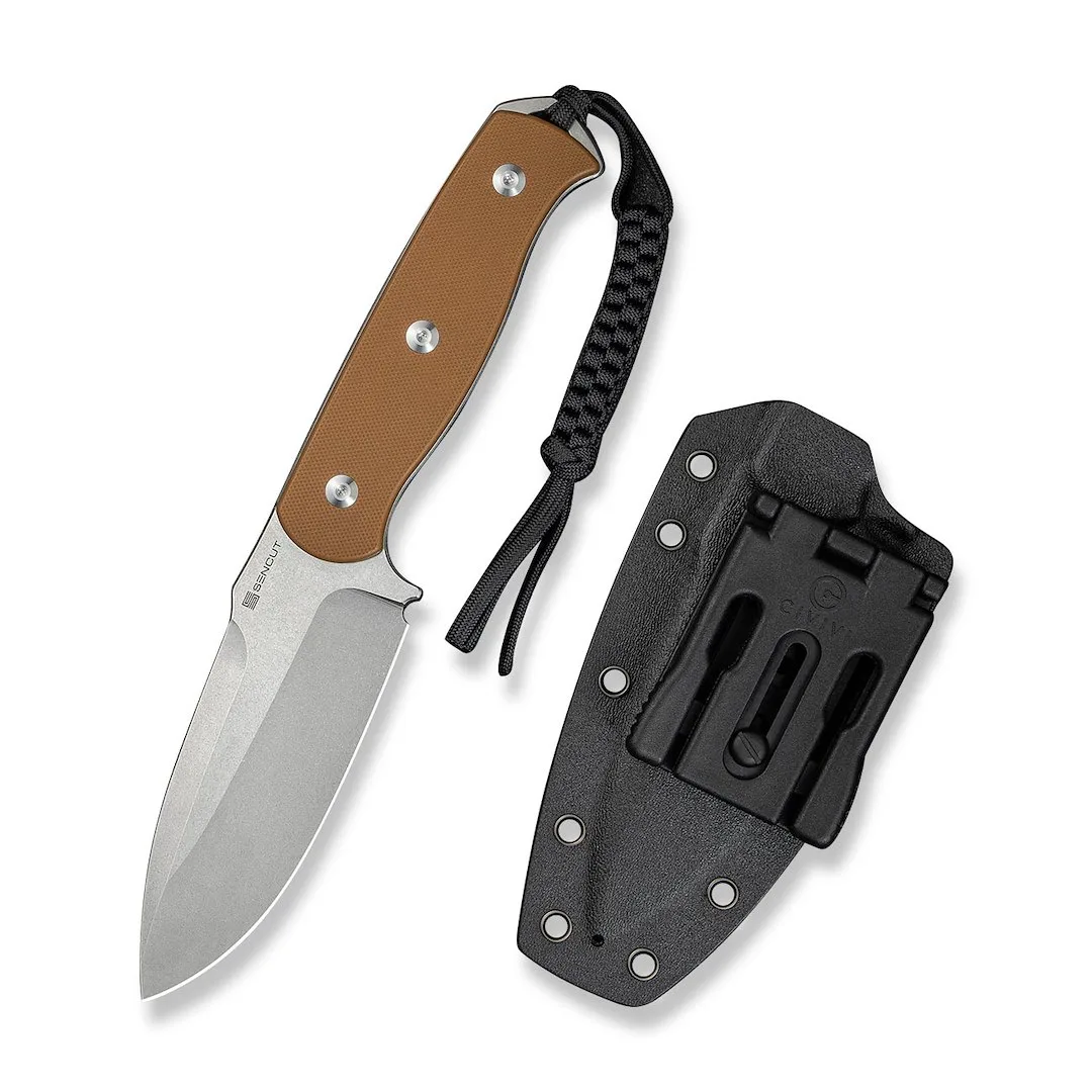 Nóż SENCUT Fixed Toxodon G10 Brown — zdjęcie 1