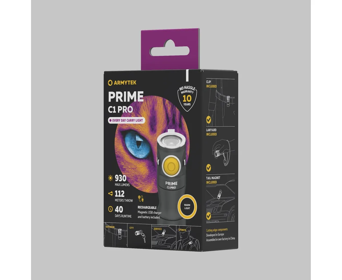 Latarka Armytek PRIME C1 Pro Warm 930 lm — zdjęcie 9