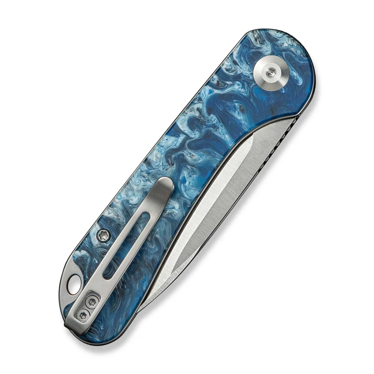 Nóż Civivi Elementum Slip Joint 14C28N Blue Resin — zdjęcie 5