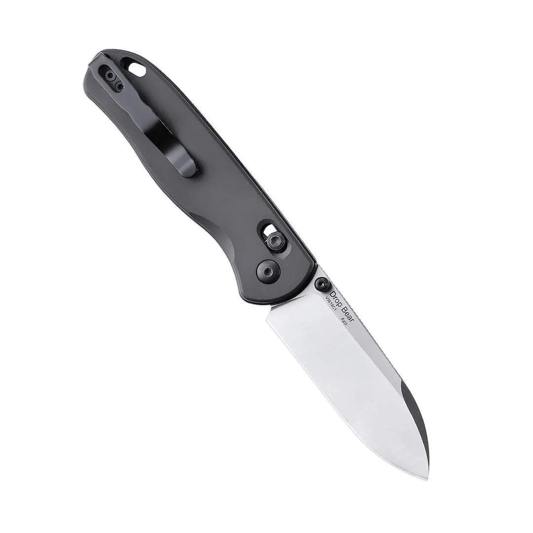Nóż Kizer Drop Bear Gray Aluminum 154CM — zdjęcie 2