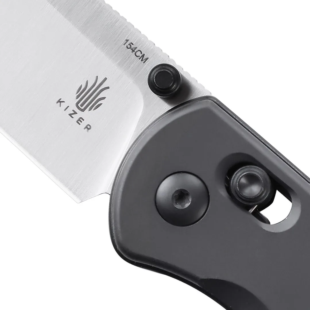 Nóż Kizer Drop Bear Gray Aluminum 154CM — zdjęcie 5