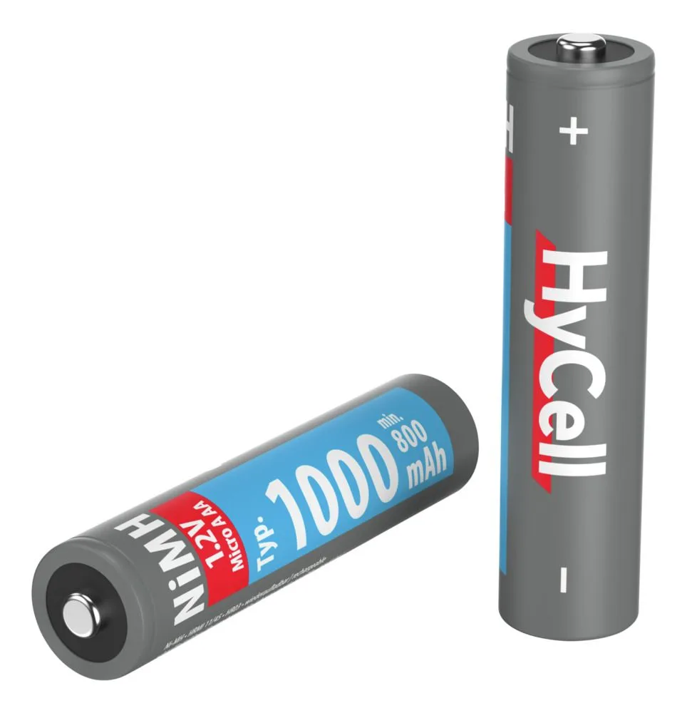 Akumulatory HyCell NiMH AAA / HR03 typ 1000, 4 szt — zdjęcie 3