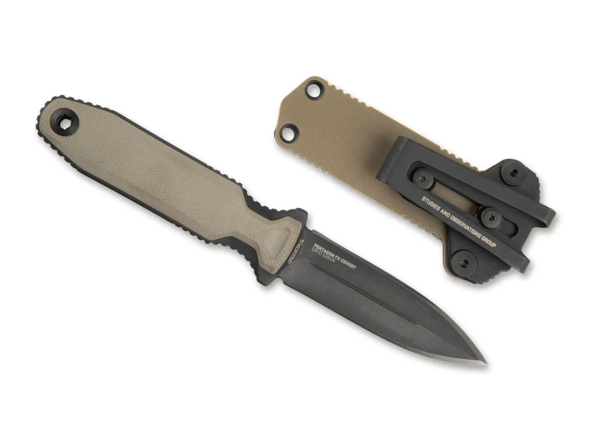 Nóż SOG Pentagon FX Covert FDE S35VN — zdjęcie 3