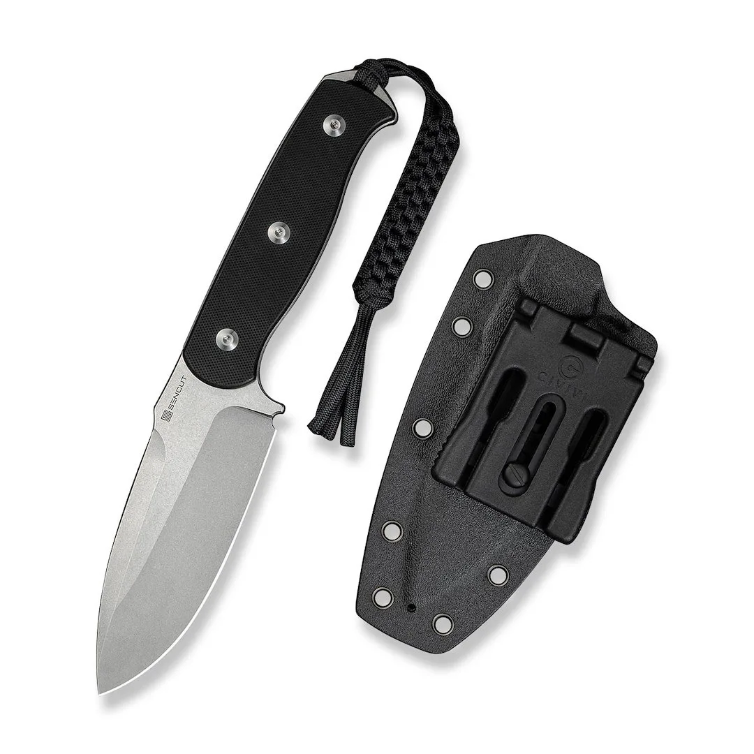 Nóż SENCUT Fixed Toxodon G10 Black — zdjęcie 1