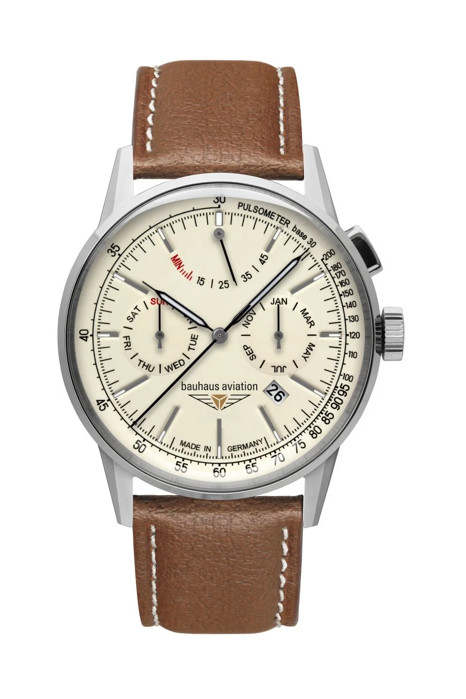 Zegarek Bauhaus Aviation G38 23625, 42mm — zdjęcie 1
