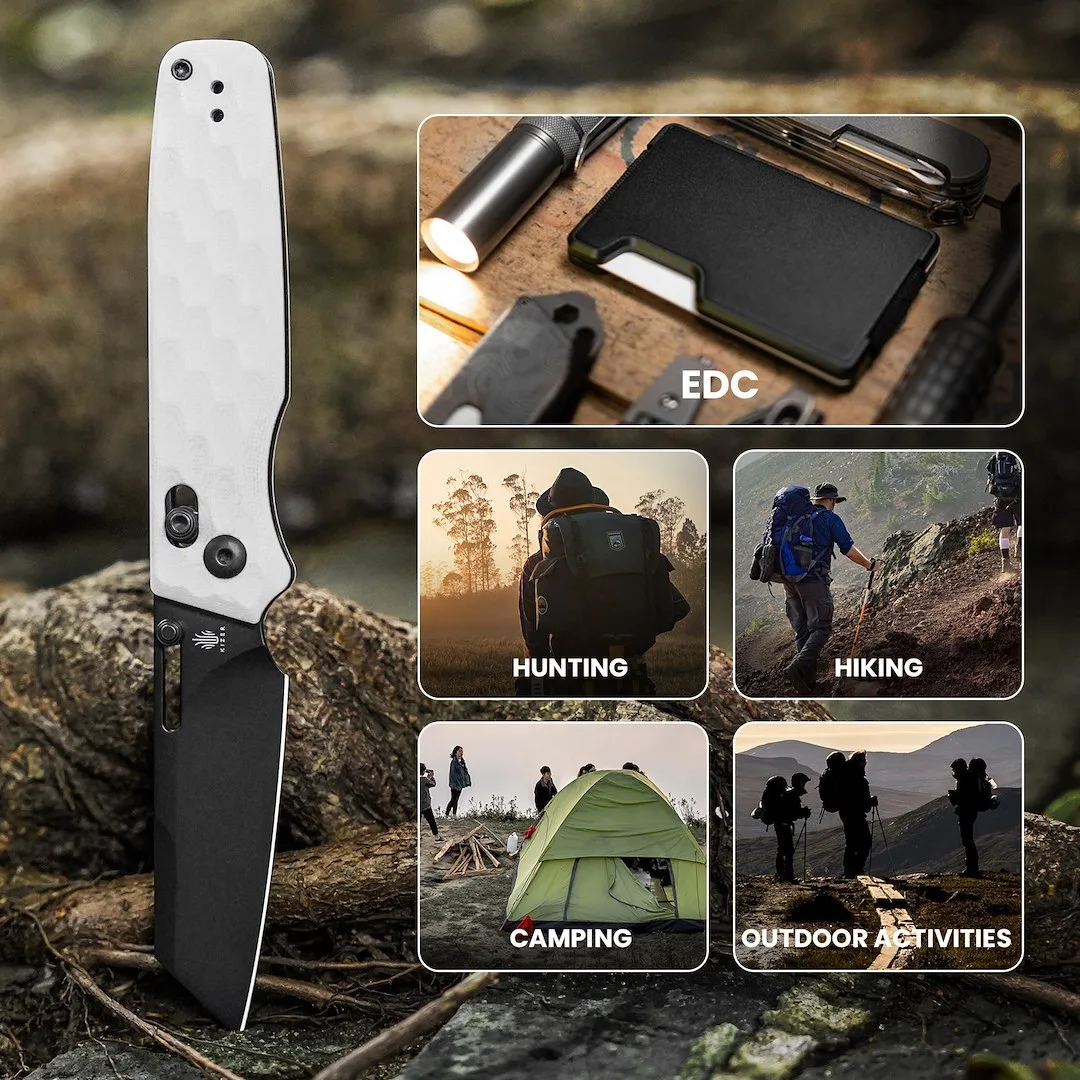 Nóż Kizer Task White G10 Nitro-V — zdjęcie 16