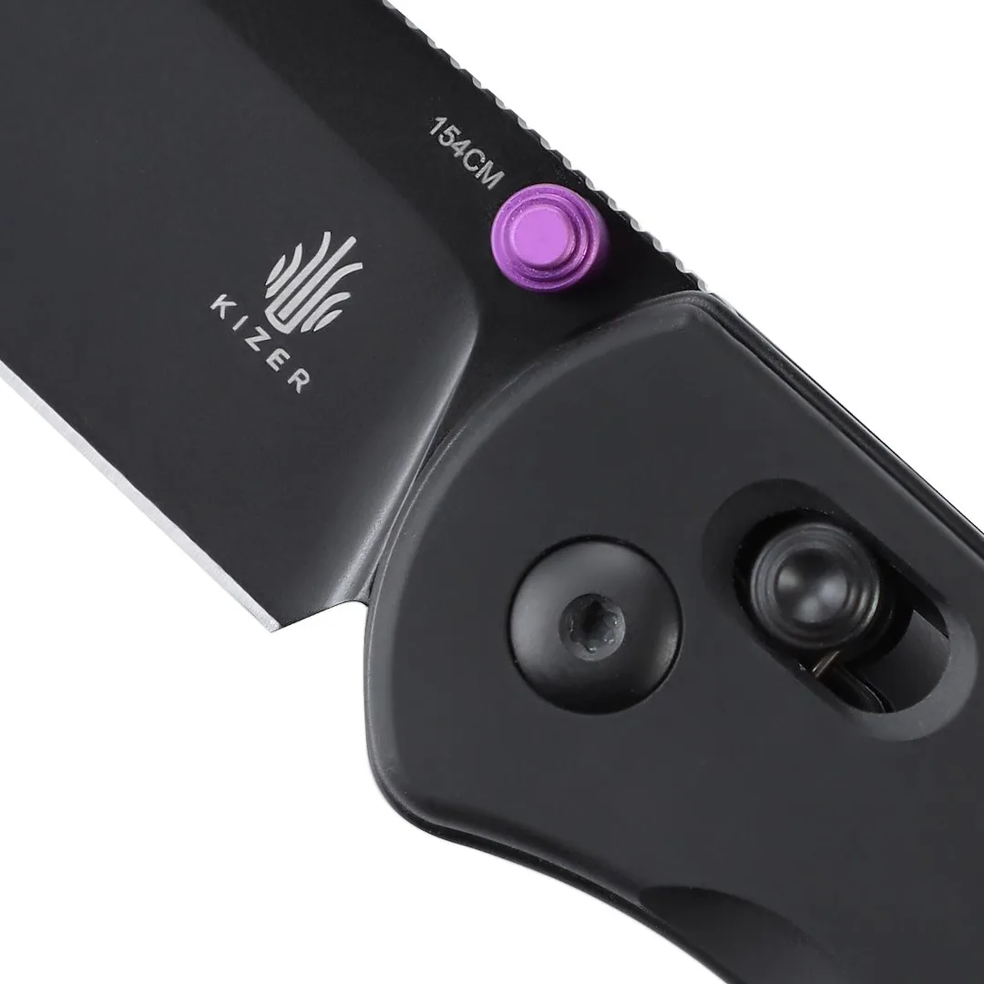 Nóż Kizer Drop Bear Black Aluminum 154CM — zdjęcie 5