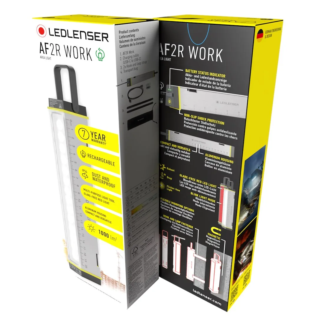 Latarka warsztatowa Ledlenser AF2R Work Box 1000lm — zdjęcie 3
