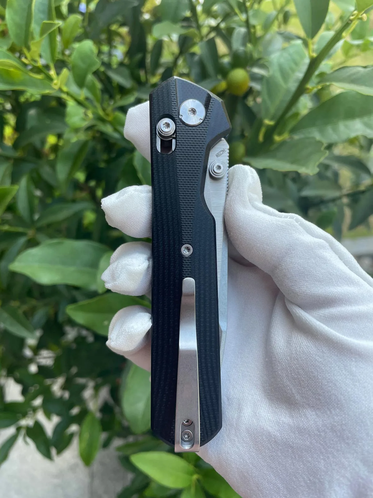 Nóż KNIVESPL The First Black G10 14C28N — zdjęcie 3