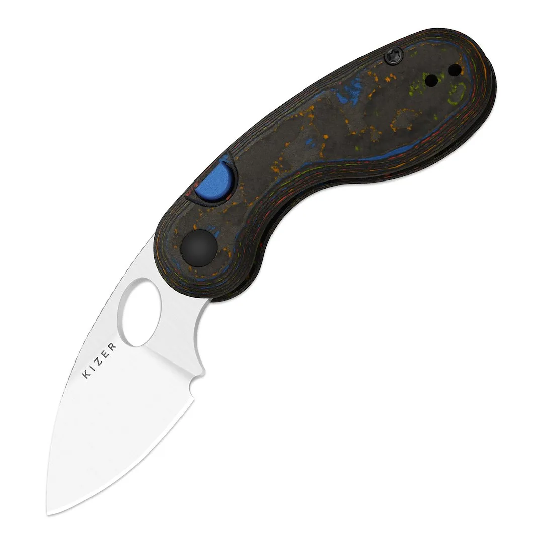 Nóż Kizer Microbe Camo Carbon M390 — zdjęcie 1