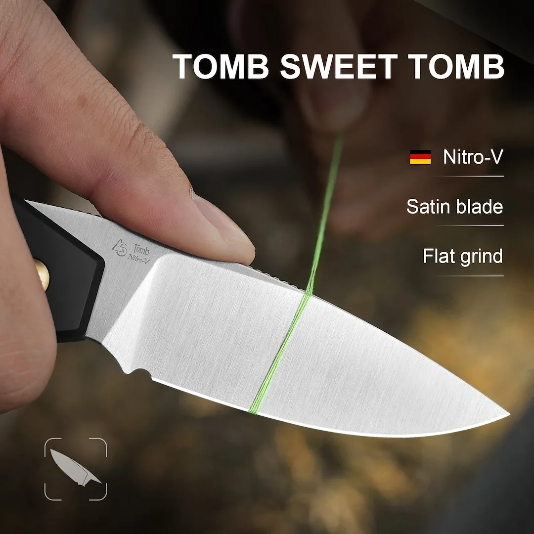 Nóż Kizer Tomb Aluminum Nitro-V — zdjęcie 10