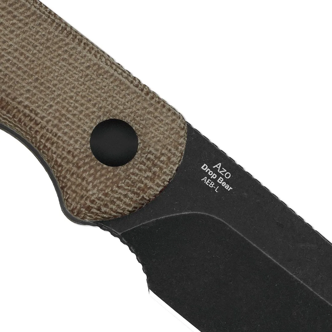 Nóż Kizer Drop Bear Fix Norplex UltreX Micarta AEB — zdjęcie 4