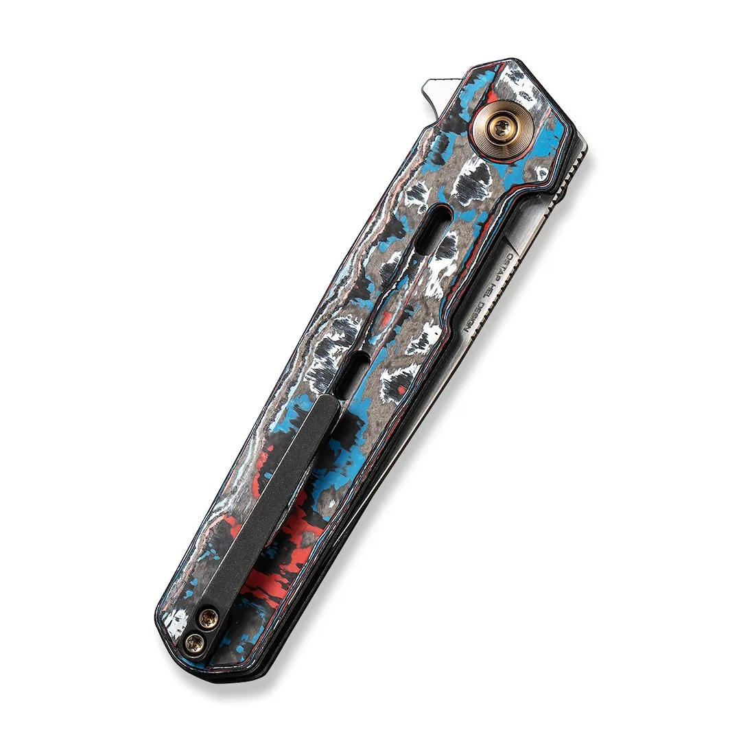 Nóż WE Knife Navo CPM-20CV Nebula Fat Carbon — zdjęcie 5