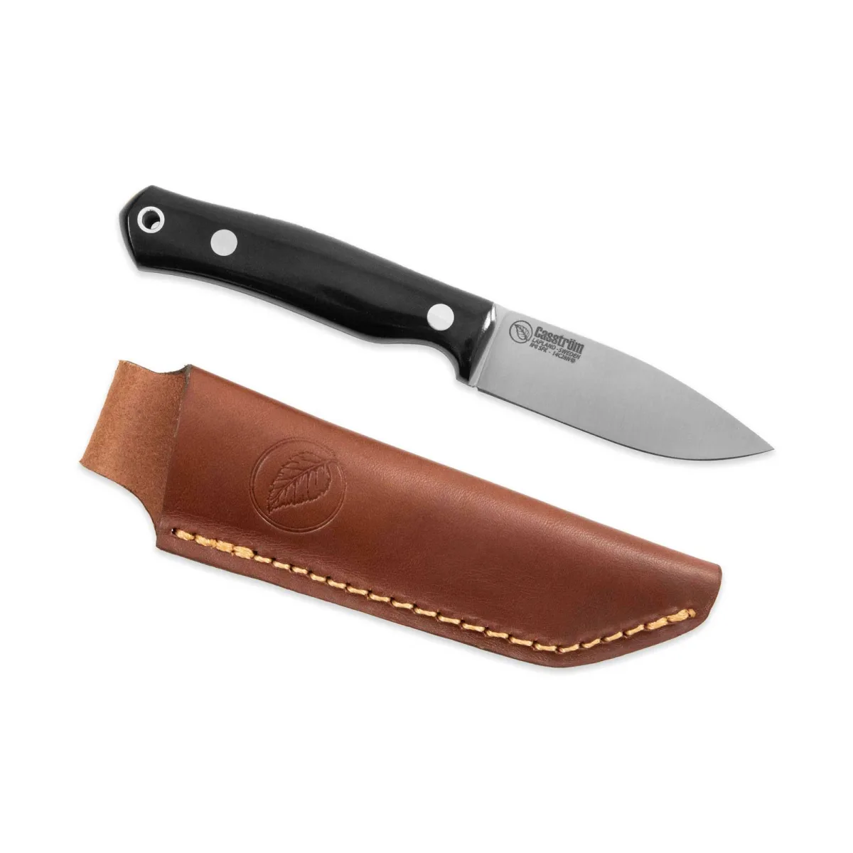 Nóż Casström No.8 SFK Black Micarta 14C28N — zdjęcie 1