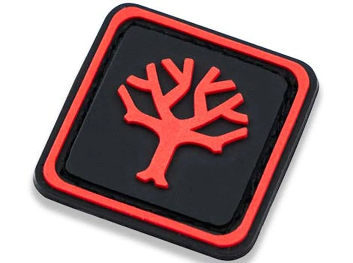 Böker Solingen Red Tree Gitd Patch — zdjęcie 1