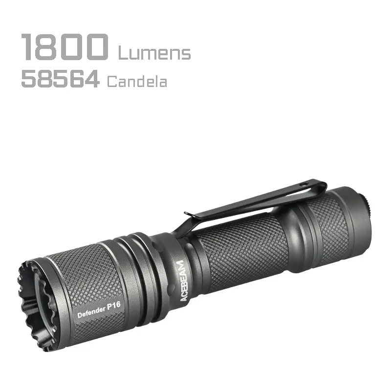 Latarka AceBeam P16 Gray 1800 lm USB-C — zdjęcie 1