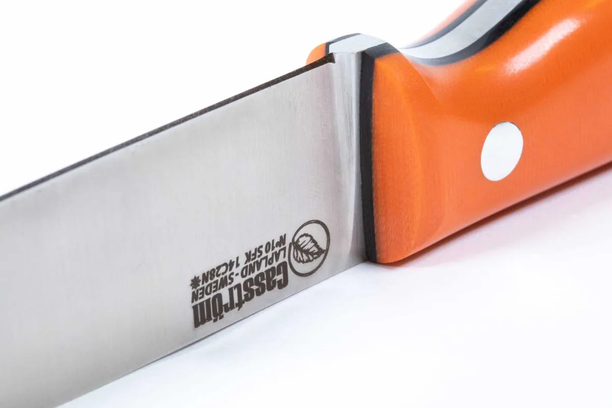 Nóż Casström No.10 SFK Orange G10 14C28N — zdjęcie 4