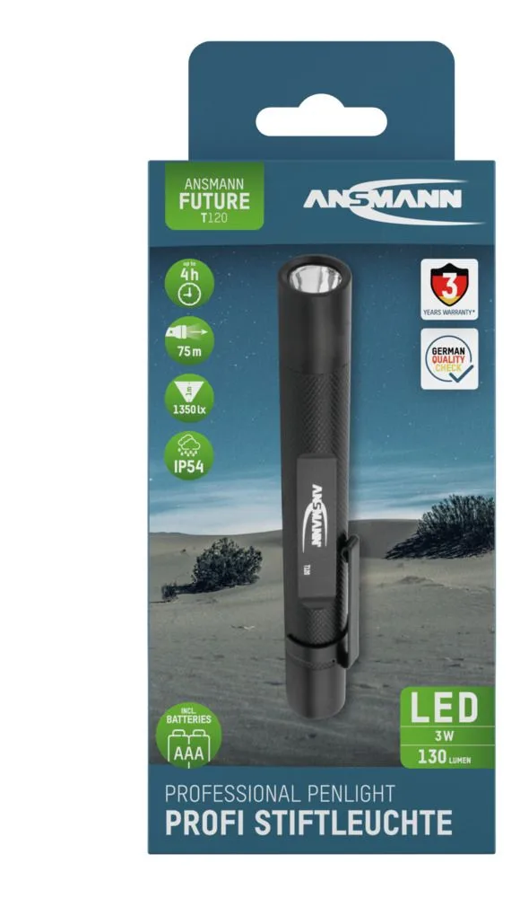 Latarka Ansmann Future T120,130 lm,2xAAA — zdjęcie 8