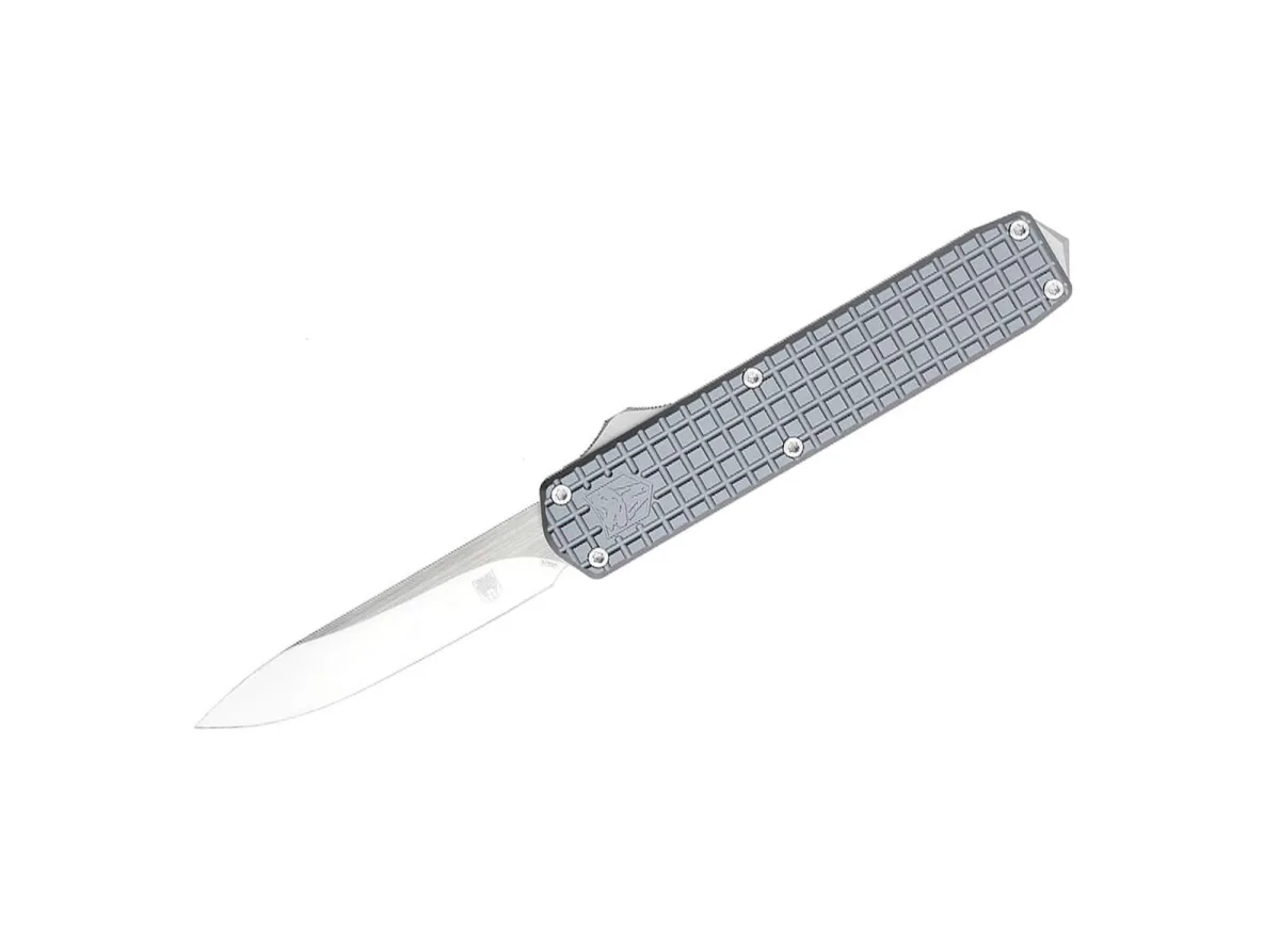 Nóż CobraTec Large Warrior Grey Drop M390