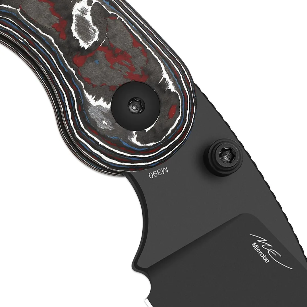 Nóż Kizer Microbe Fat Carbon M390 — zdjęcie 4