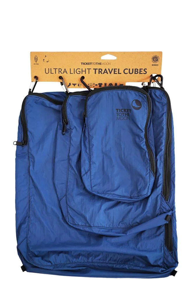 Zestaw 3 organizerów podróżnych TTTM Lightest Blue — zdjęcie 3