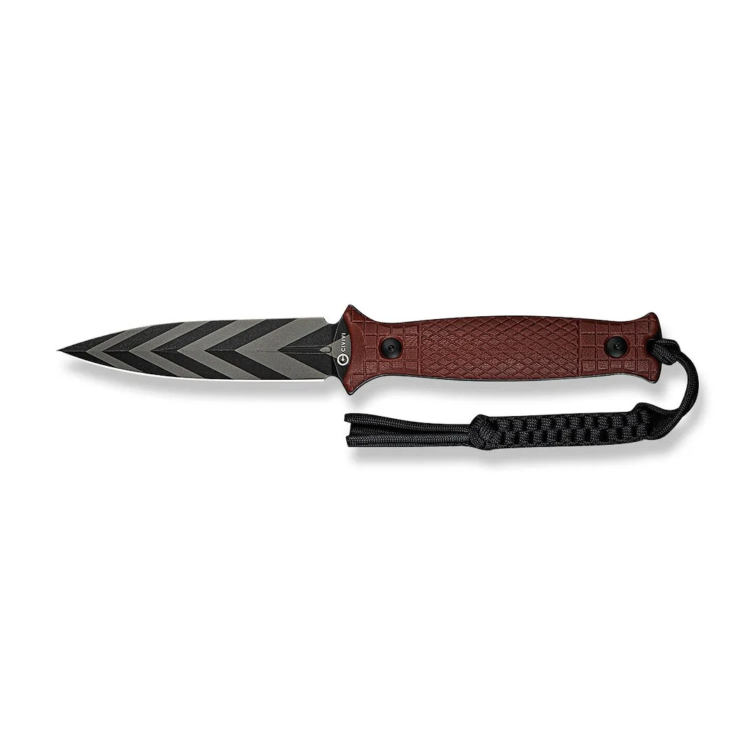 Nóż CIVIVI Fixed Perfrico 14C28N Burgundy G10 — zdjęcie 4