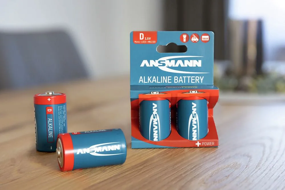 Baterie alkaliczne Ansmann D / LR20, 2 szt. — zdjęcie 5