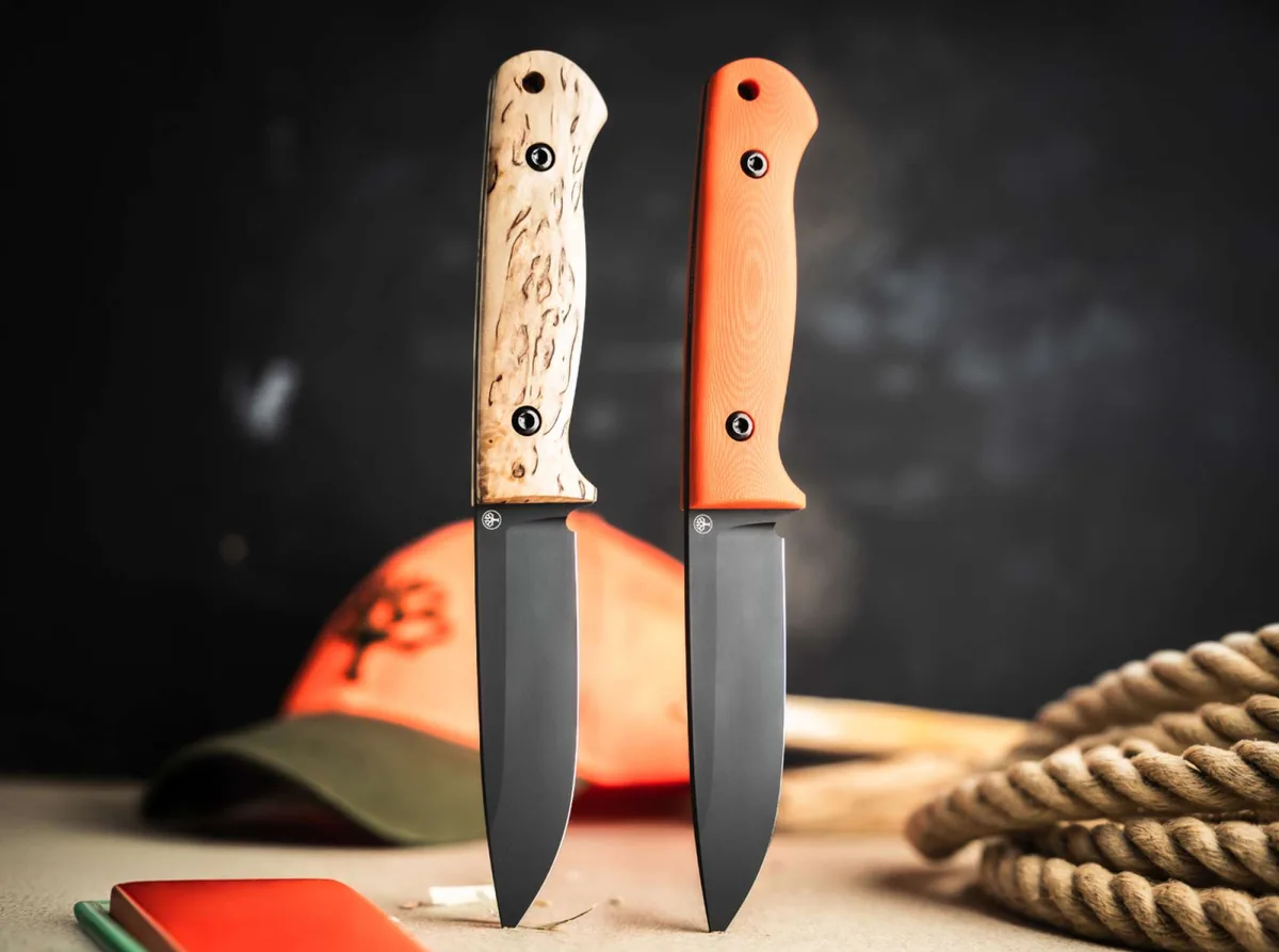Nóż Böker DBK Bushfriend 2000 Curly Birch 80CrV2 — zdjęcie 3