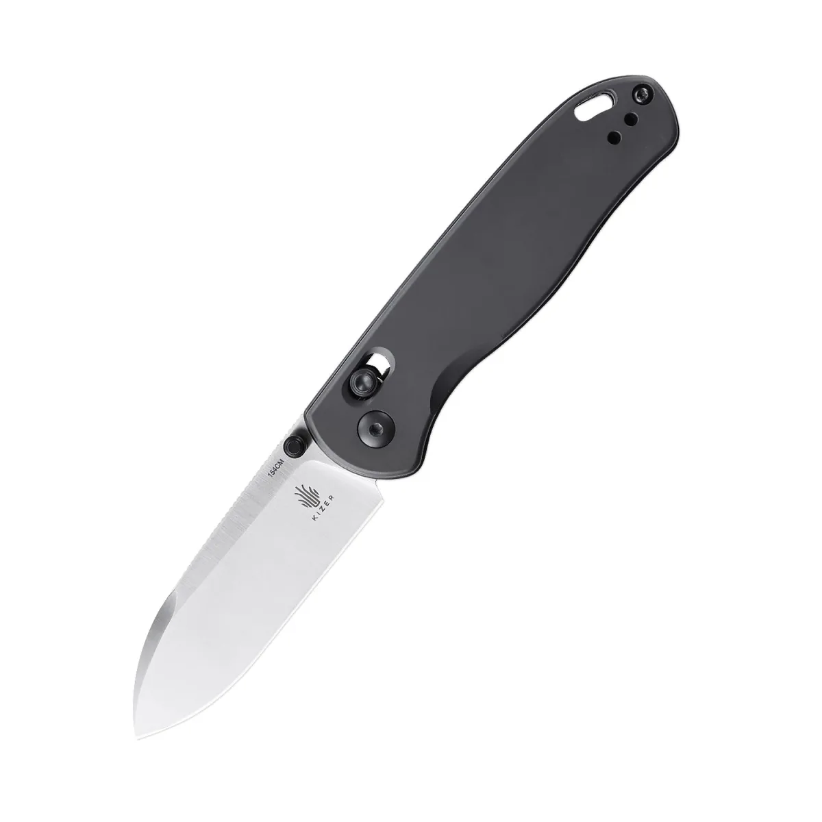 Nóż Kizer Drop Bear Gray Aluminum 154CM — zdjęcie 1