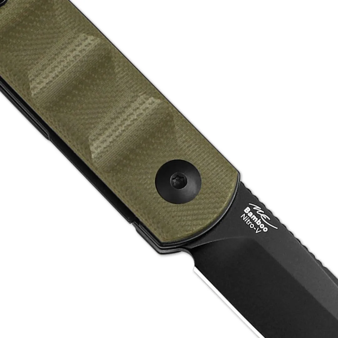 Nóż Kizer Bamboo G10 OD Green Nitro-V — zdjęcie 6