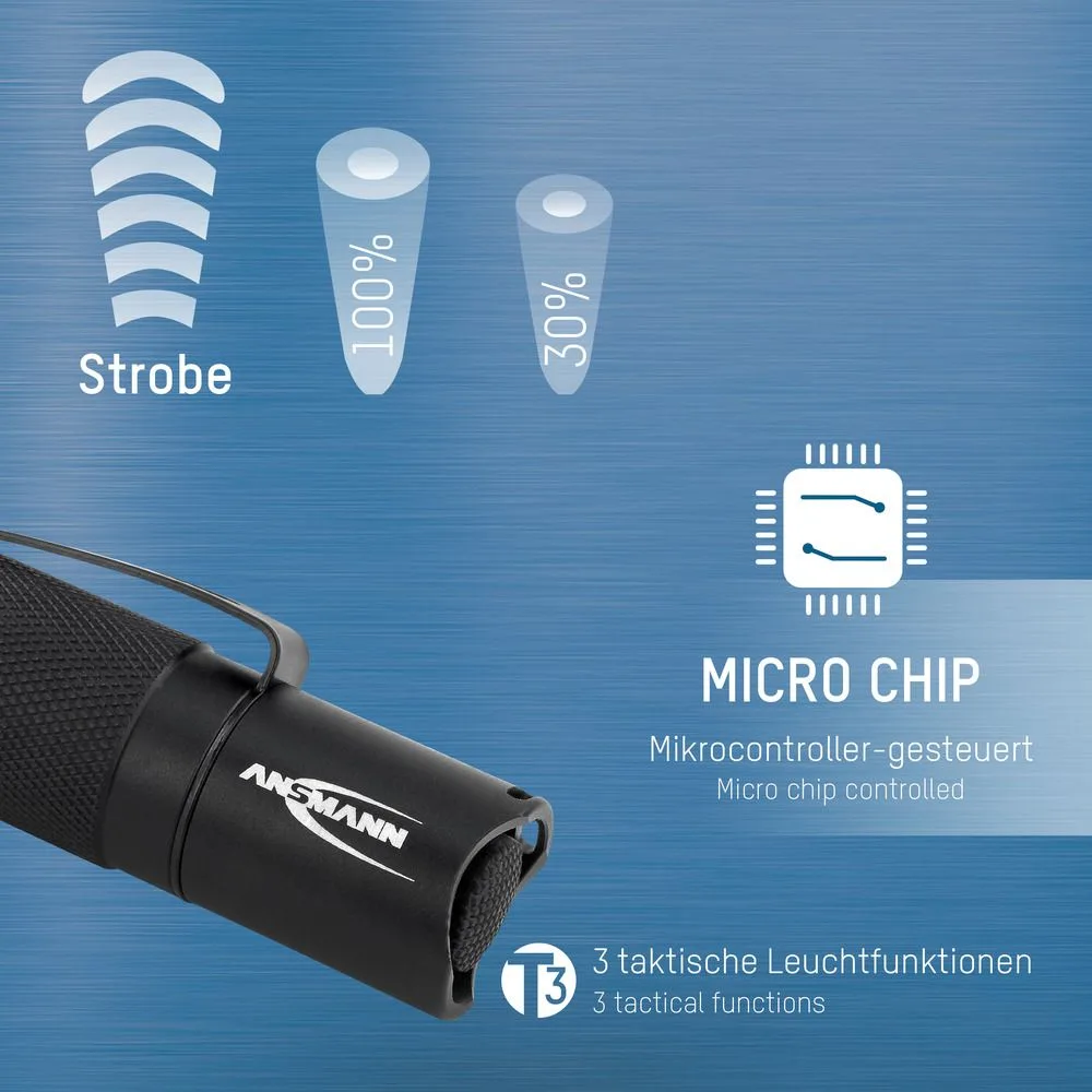 Latarka Ansmann LED M200F, 240 lm, 2xAA — zdjęcie 8