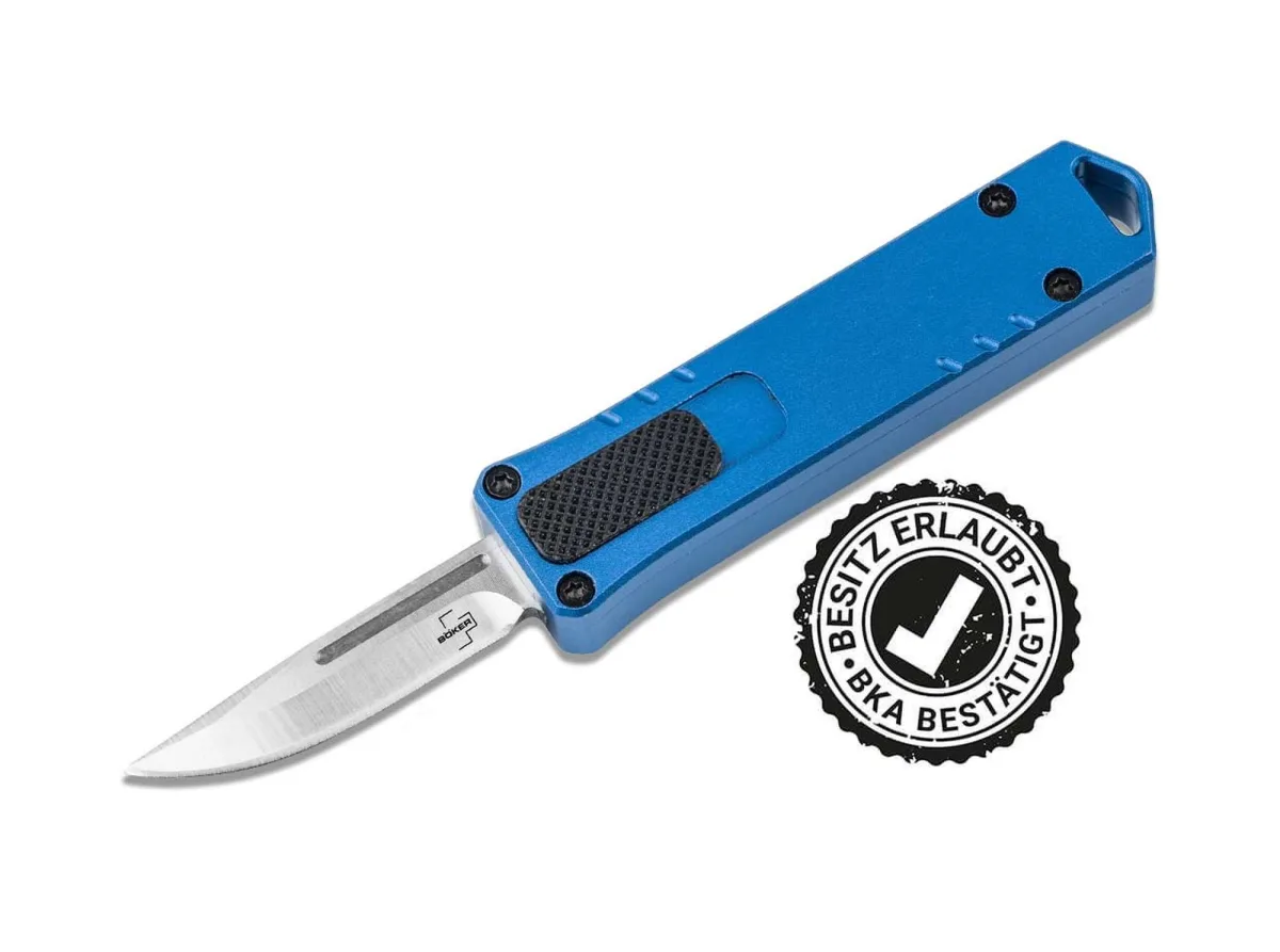 Nóż Böker Plus Micro USB OTF Blue — zdjęcie 1