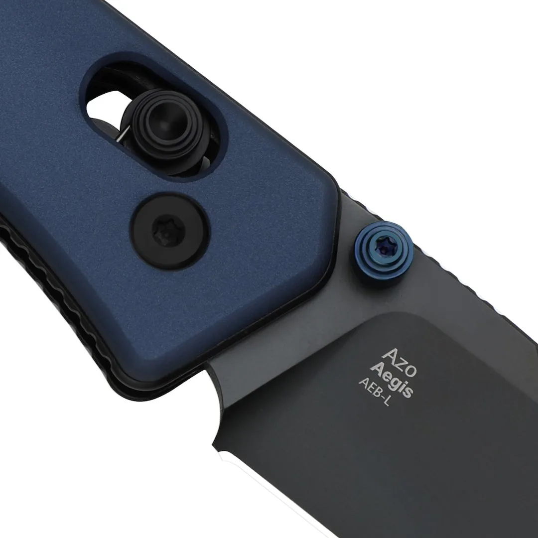 Nóż Kizer Aegis Dark Blue Aluminum AEB-L — zdjęcie 4