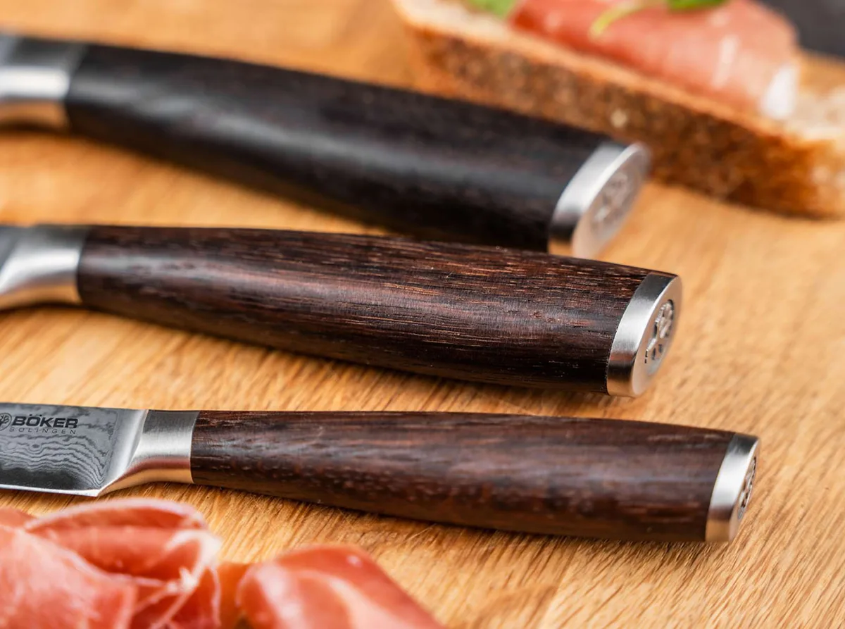 Nóż Böker Meisterklinge Damast Santoku — zdjęcie 3