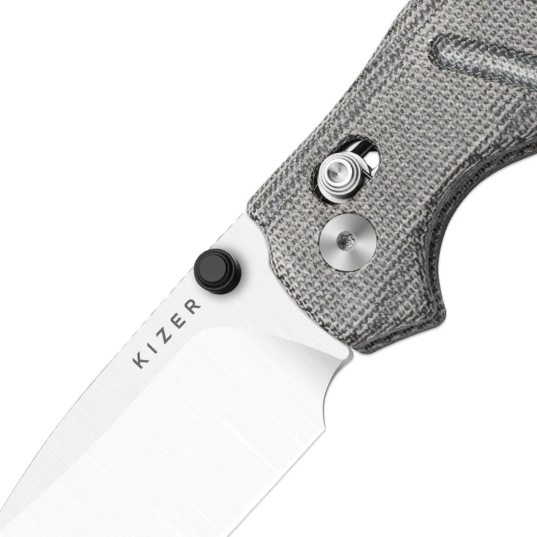Nóż Kizer C01C 2.9 CD Norplex UltreX Micarta ELMAX — zdjęcie 4