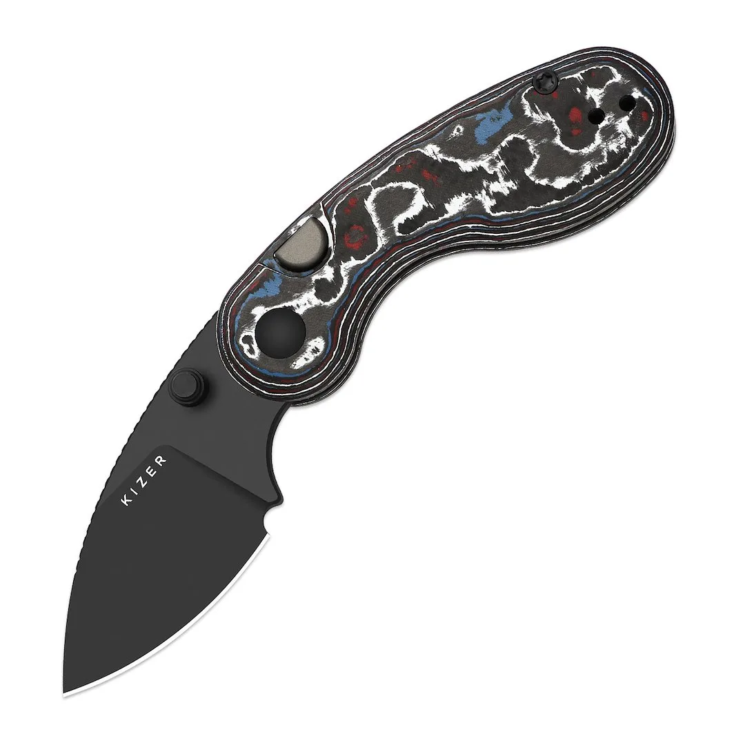 Nóż Kizer Microbe Fat Carbon M390 — zdjęcie 1